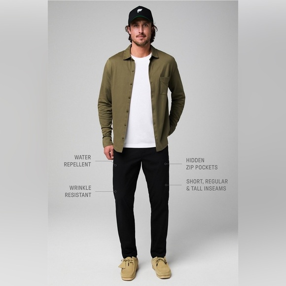 Fabletics The Don Trouser (Classic Fit) Sz 34x32 - Picture 1 of 8